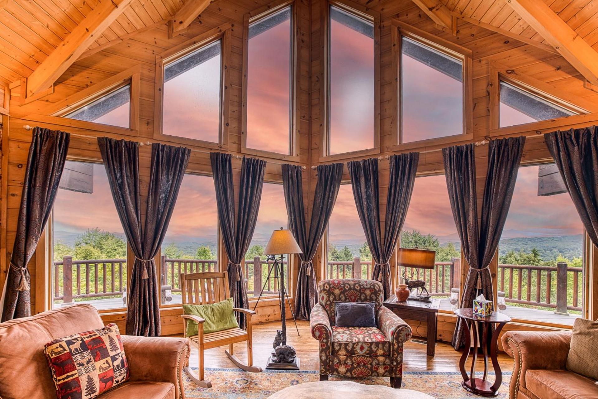Sky High Lodge By Bk Stays. Large Cabin. Amazing Views. Game Room. Jacuzzi. Six Bedrooms. Sleeps 12 Blue Ridge Kültér fotó