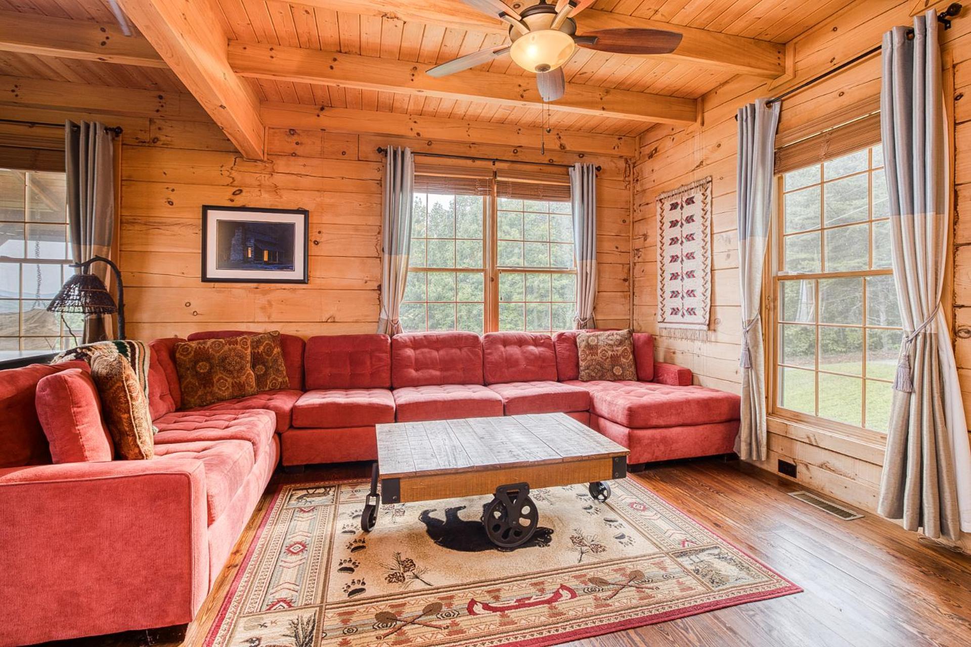 Sky High Lodge By Bk Stays. Large Cabin. Amazing Views. Game Room. Jacuzzi. Six Bedrooms. Sleeps 12 Blue Ridge Kültér fotó